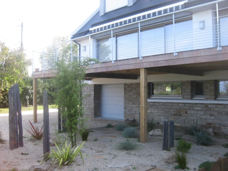 Extension avec terrasse d’une maison à Sarzeau