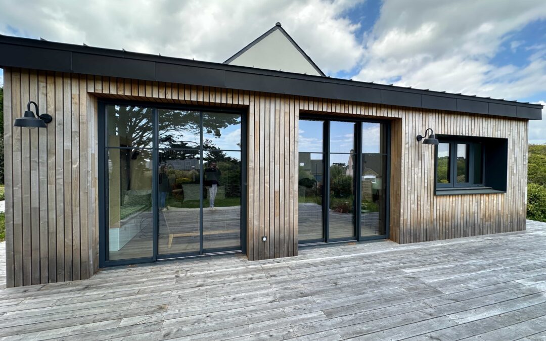 Extension maison bois à Saint-Gildas-de-Rhuys